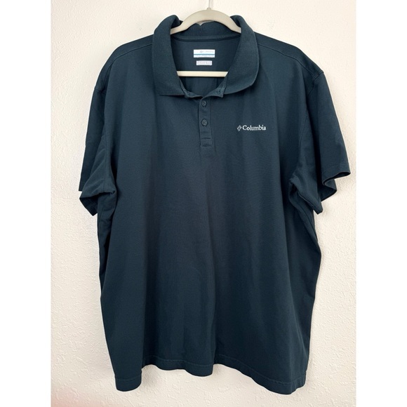 Columbia Other - Columbia teal short sleeve polo shirt stretch cotton active fit XXL